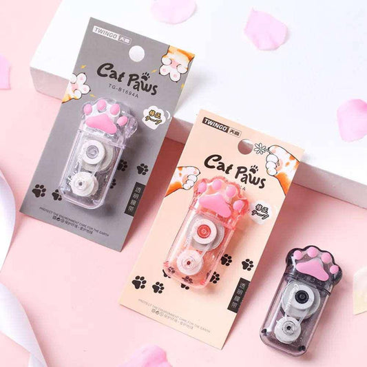 Cat Paw Correction Tape featuring a playful cat paw design, making corrections fun and whimsical