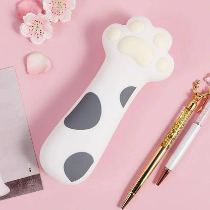 Designed with a spacious interior, the Cat Paw Pencil Case keeps your stationery items neatly arranged