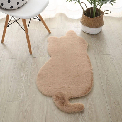 The Plush Cat Rug is an ideal gift for any cat lover, combining functionality with whimsy