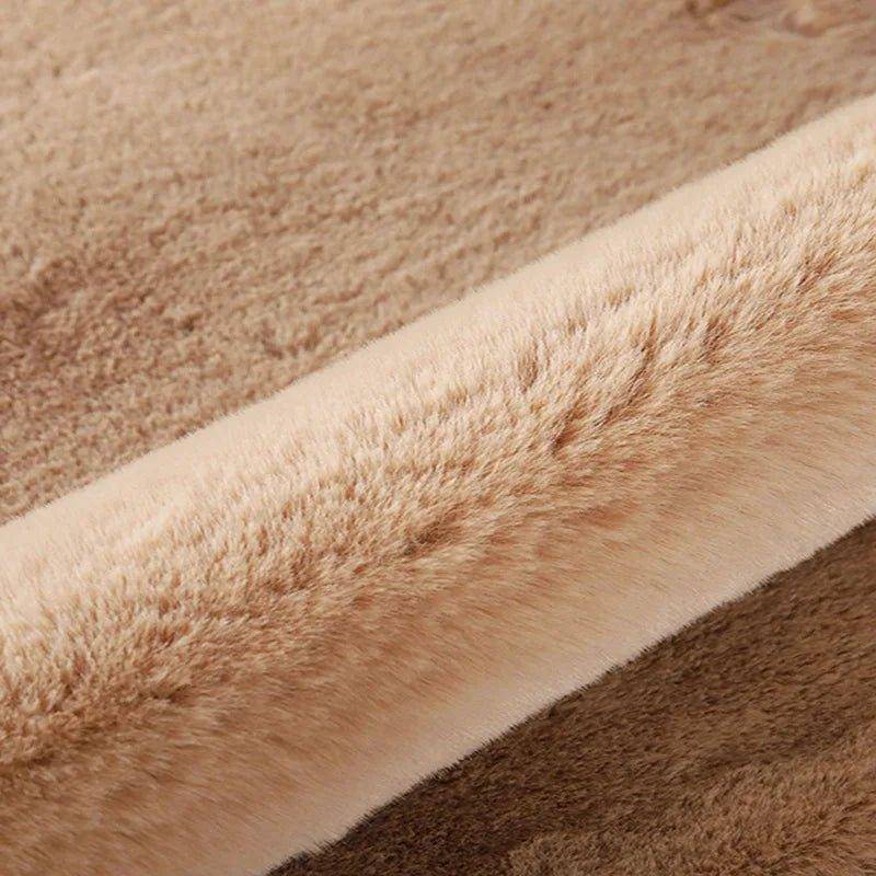 Add comfort and charm to your space with the luxurious and adorable Plush Cat Rug