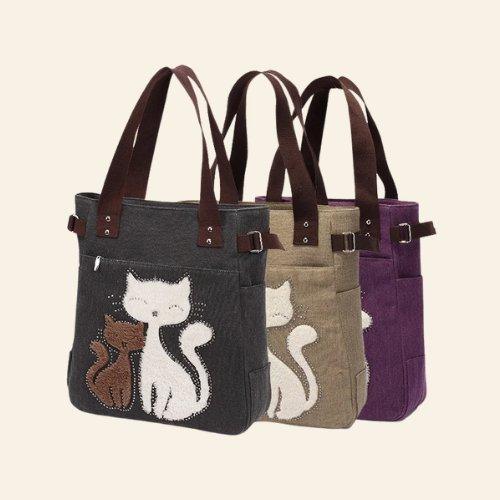 Crafted with high-quality materials, the Soulmates Cat Bag is both durable and meaningful