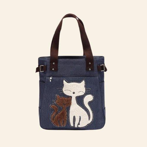 Soulmates Cat Bag featuring a delicate design, capturing the beauty of companionship and love