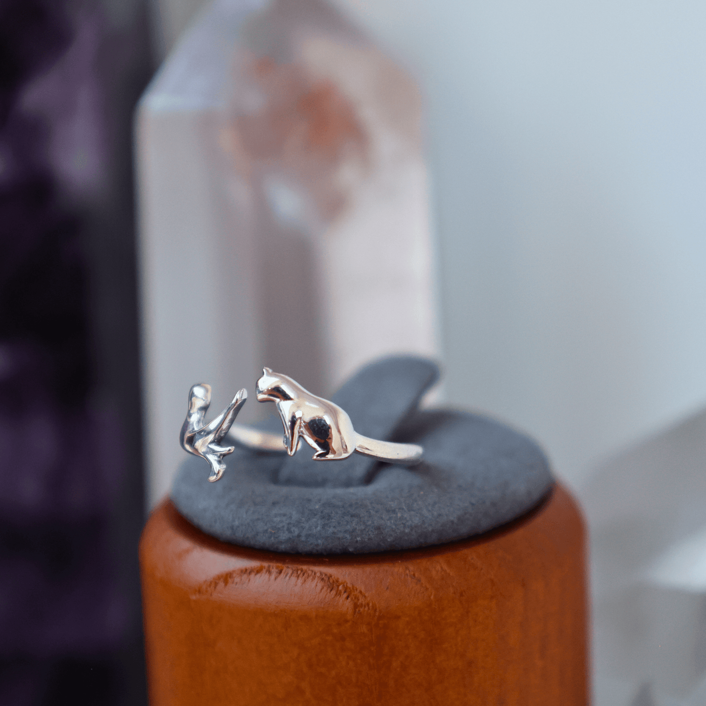 Jessica Cat Ring designed to be both fashionable and meaningful for cat enthusiasts