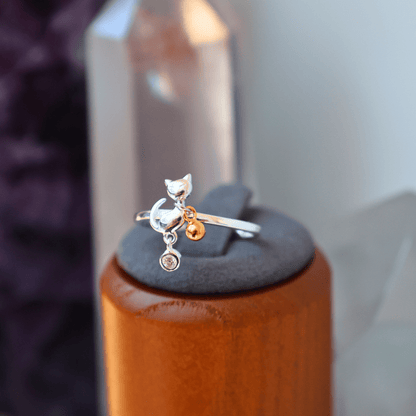 Teddy Cat Ring crafted from high-quality materials for a durable, elegant finish