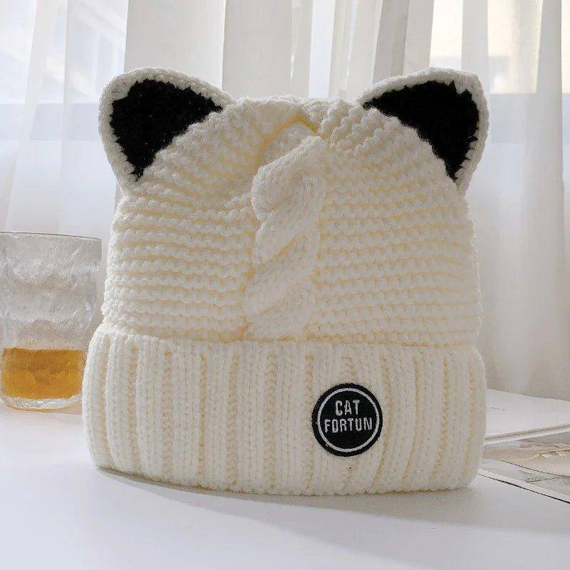 The Cat Ears Beanie combines warmth and whimsy, making it a must-have accessory for cat lovers