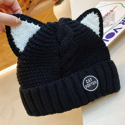 Crafted with soft, breathable materials, the Cat Ears Beanie keeps you warm and comfortable all day