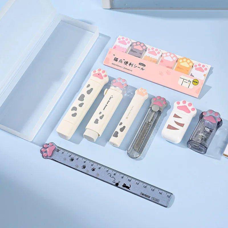 Cat Paw Stationery Set featuring a playful cat paw design, perfect for adding charm to your writing