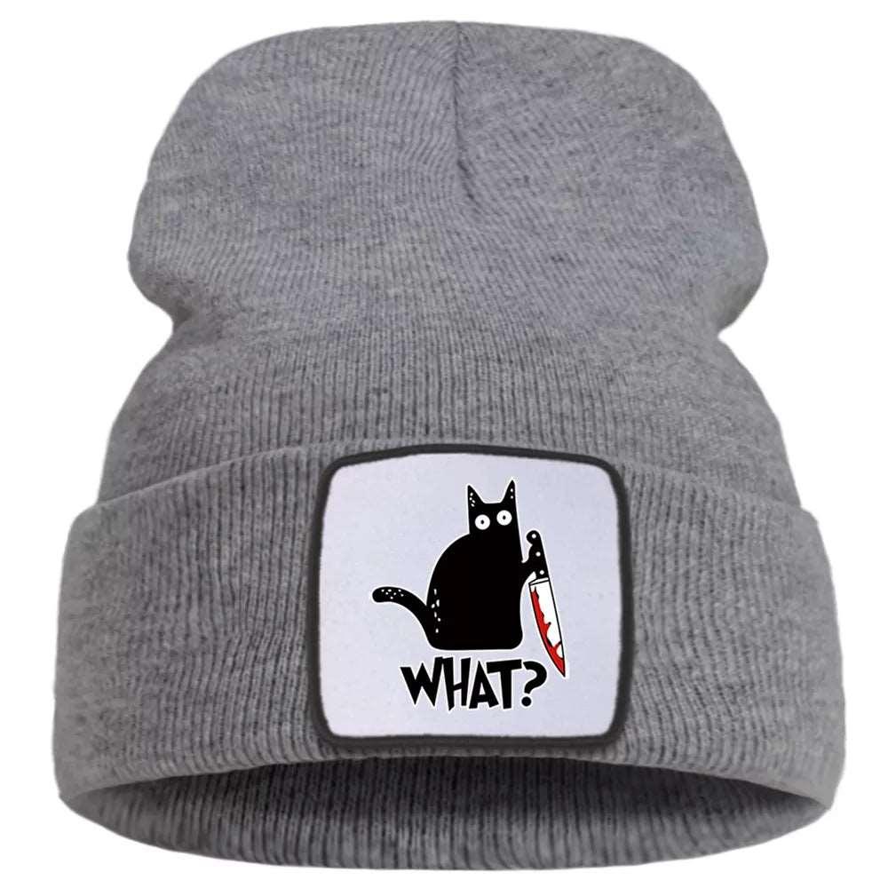 Add a playful touch to your casual outfits with the stylish and cozy Cool Cat Beanie