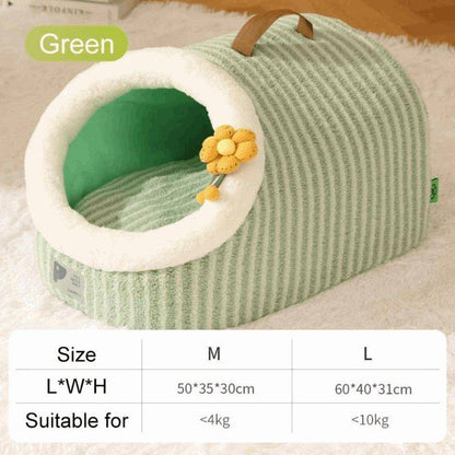 Ideal for cats of all sizes, the Cat Basket Bed is a perfect addition to your pet’s sleeping space, offering both comfort and style