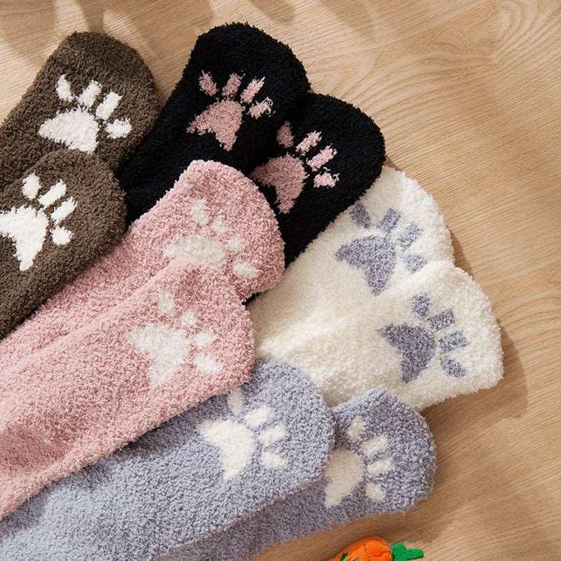 Fluffy Cat Socks