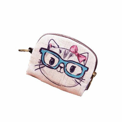 Glasses Cat Purse