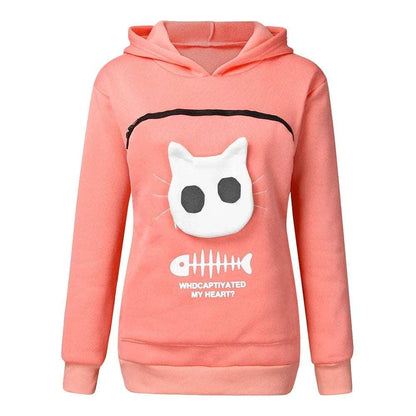 Cat carrying hoodie best sale