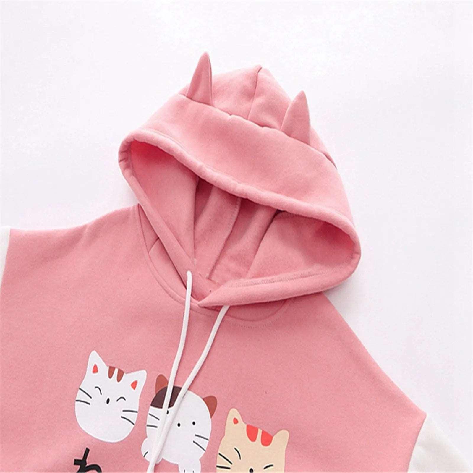 Kawaii Cat Hoodie