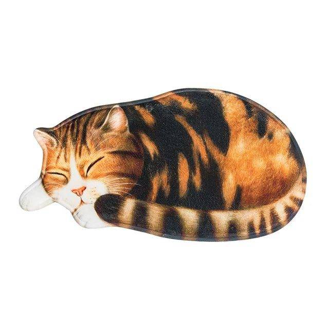 Perfect for adding a unique, creative element to your home décor, the Cartoon Cat Rug is both practical and charming