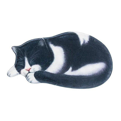 Ideal for cat-themed rooms or as a playful accent to your living area, the Cartoon Cat Rug brings warmth and character