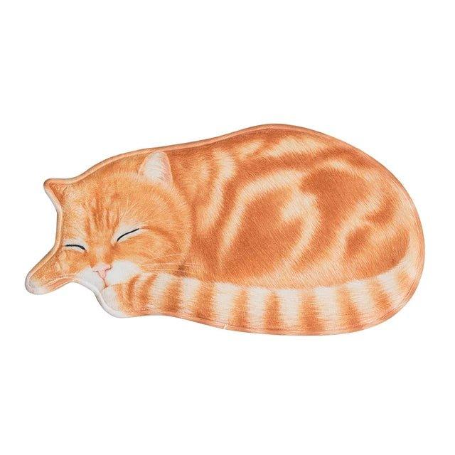 Designed to complement a variety of home styles, the Cartoon Cat Rug offers comfort and visual interest