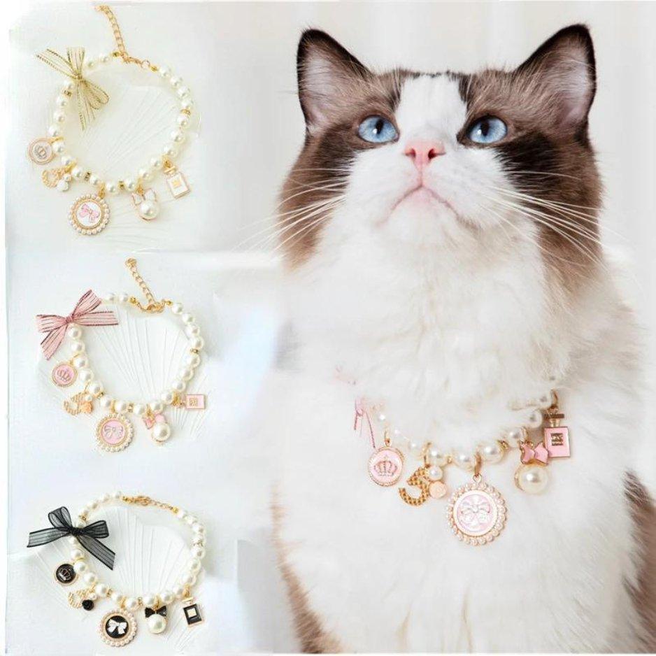 Pearl Cat Collar - Feline Fancy