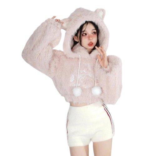 Pink Cat Hoodie - Feline Fancy