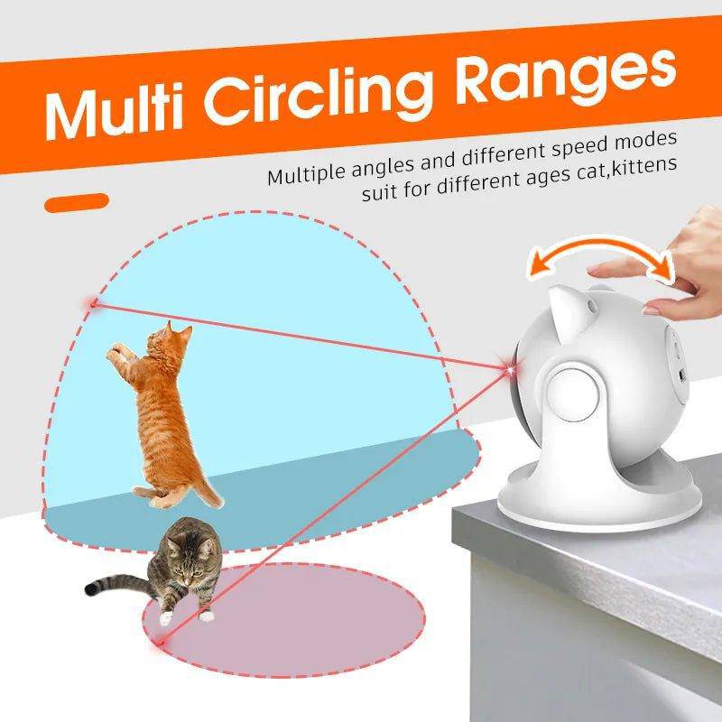 Perfect for both exercise and mental stimulation, the Cat Laser Toy helps keep your cat engaged and active for longer periods