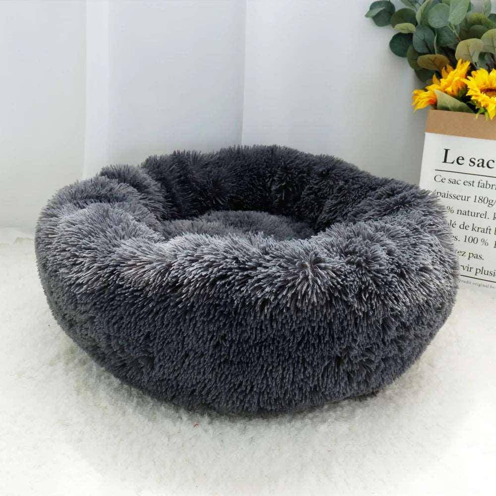 Crafted with high-quality, durable materials, the Cat Donut Bed is designed for long-lasting comfort and warmth