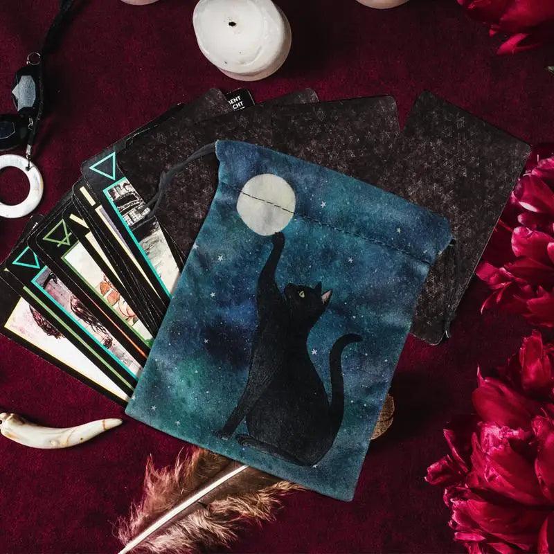 Tarot Card Storage Bag - Feline Fancy