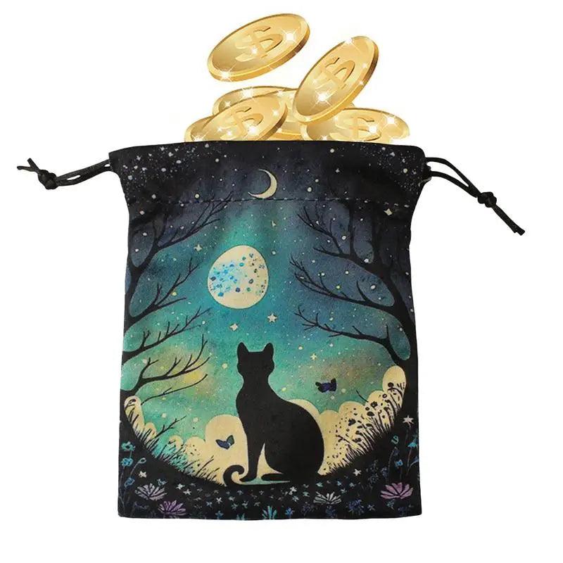 Tarot Card Storage Bag - Feline Fancy