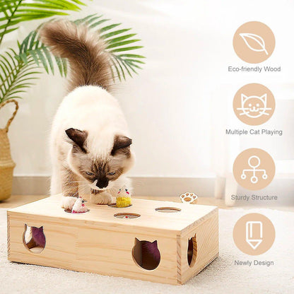 Whack A Mole Cat Toy - Feline Fancy