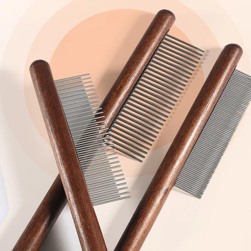 Wooden Cat Comb - Feline Fancy