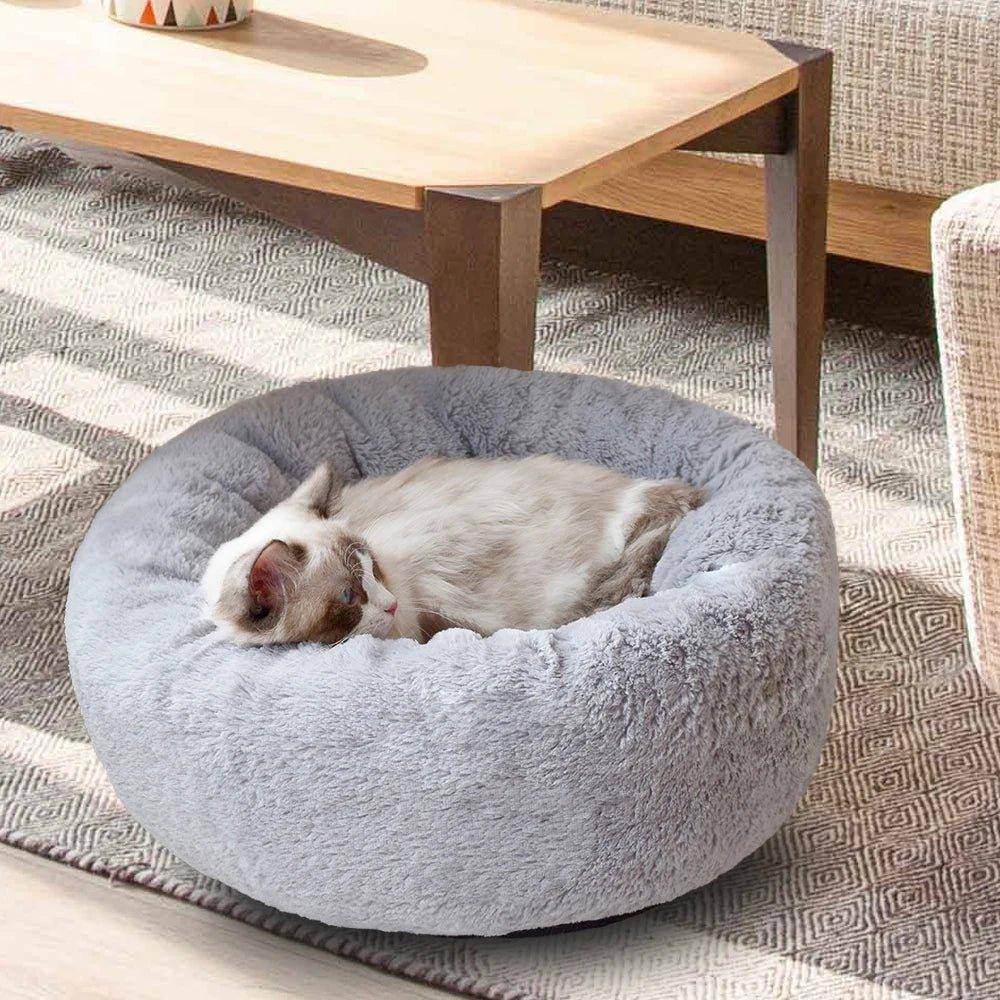 Crafted for both style and function, the Orthopedic Cat Bed blends seamlessly with any home décor while supporting your cat’s health and comfort