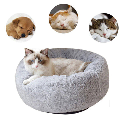 Orthopedic Cat Bed designed with an elevated edge to provide extra support for your cat’s head and neck while they rest